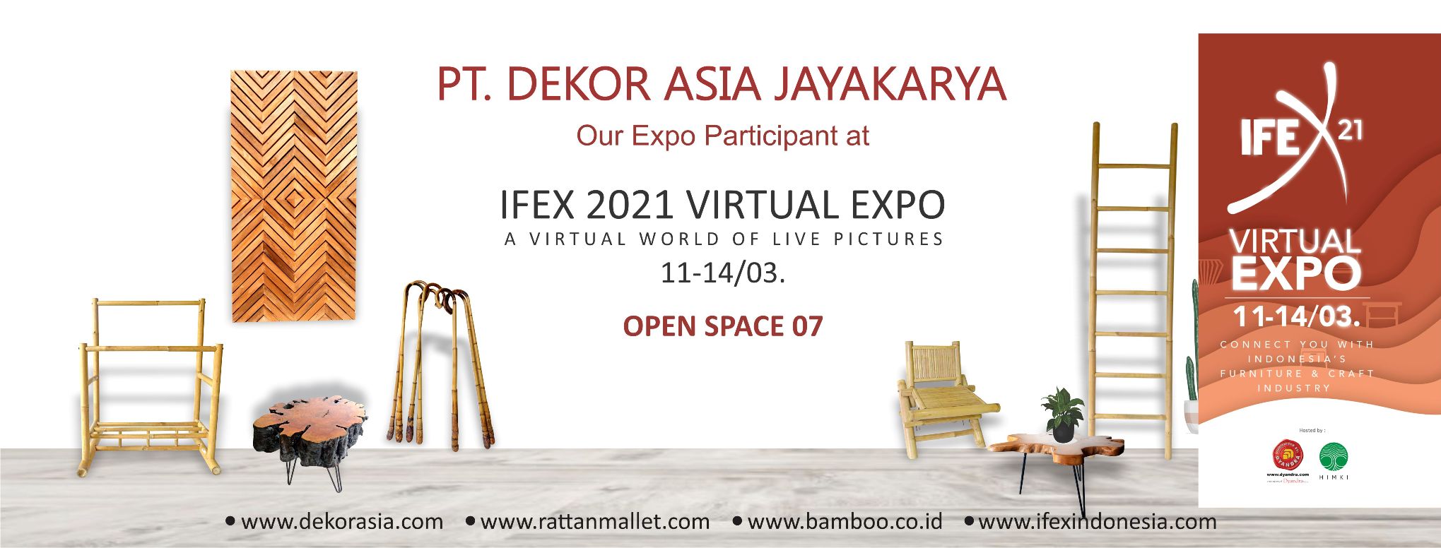Our Expo Participation at IFEX 2021 Virtual Expo 11-14/03 - OPEN SPACE 07