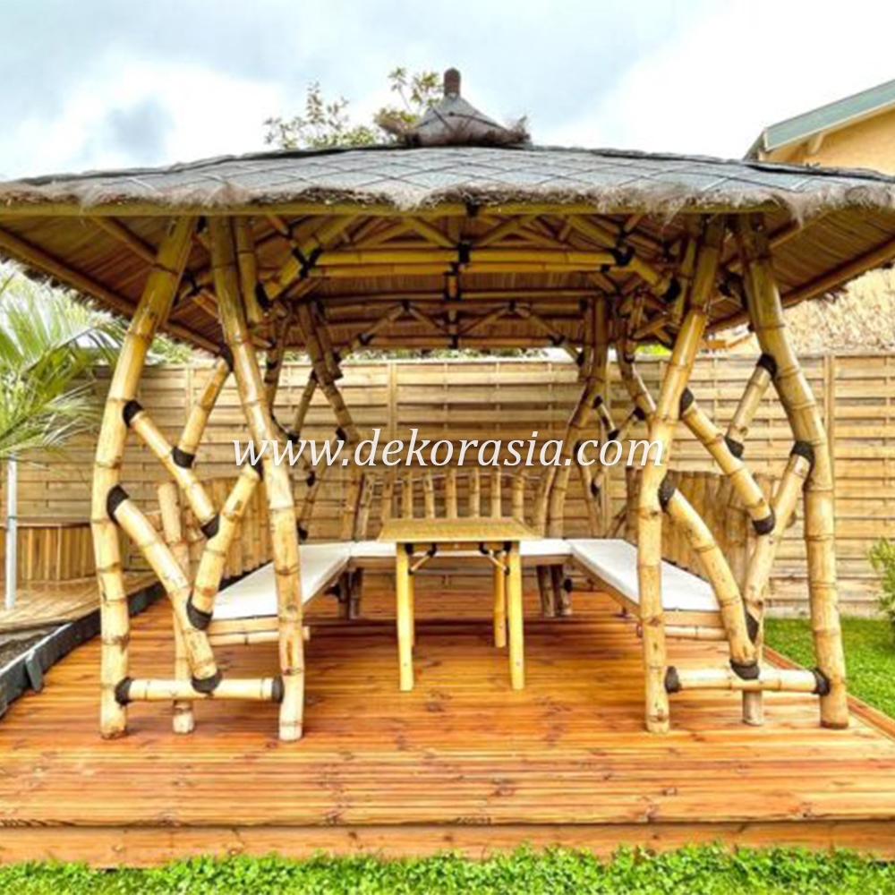 Bamboo Gazebo for Home Garden, Bamboo Gazebo Outdoor - Image 4
