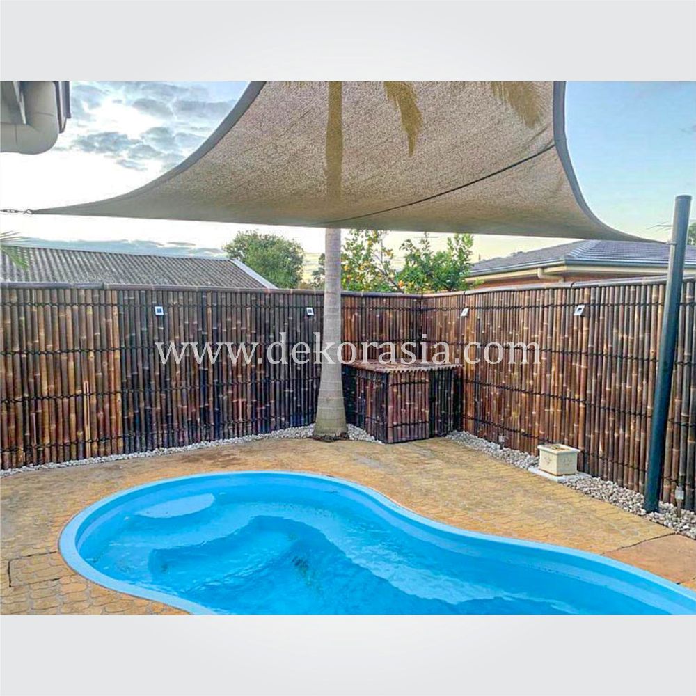 Natural Bamboo Half Raft Panel - Bamboo Panel and Bamboo Screen - Image 2